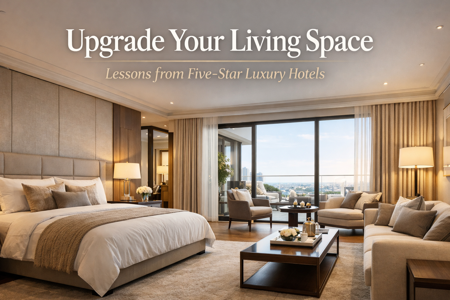 Upgrade Your Living Space Like a Five-Star Suite: Lessons from Luxury Hotels